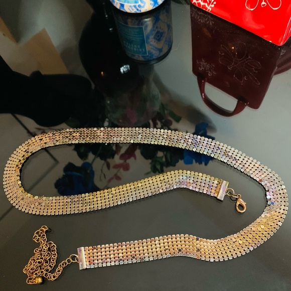 Vintage golden mesh waist chain✨💛 - Picture 3 of 13